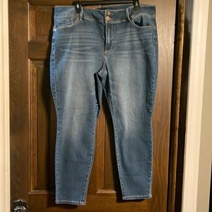 D jeans Sz 20W ankle length stretch